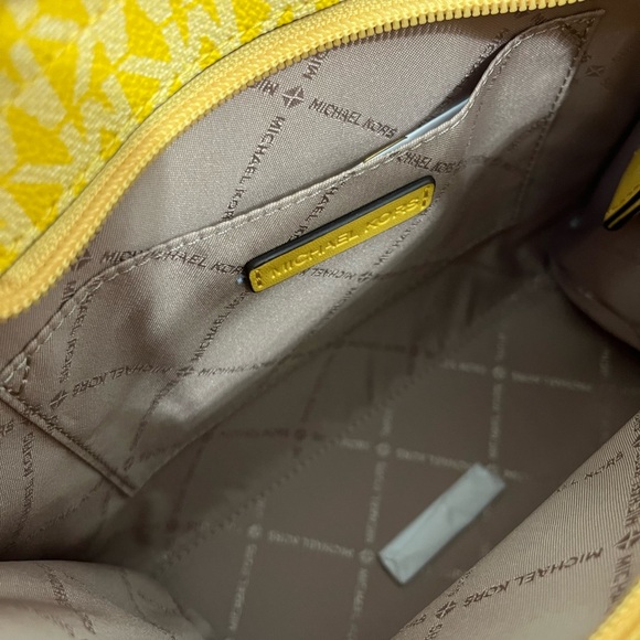 Michael Kors Small Golden Yellow Mirella Tote and wallet - Picture 9 of 14